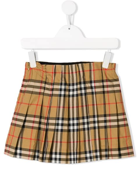 burberry pleated girls skirts.